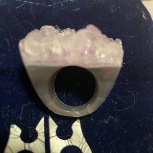 New OOAK Special Edition Autumn Winds Amethyst Gemfire Ring by hespera (size 6)